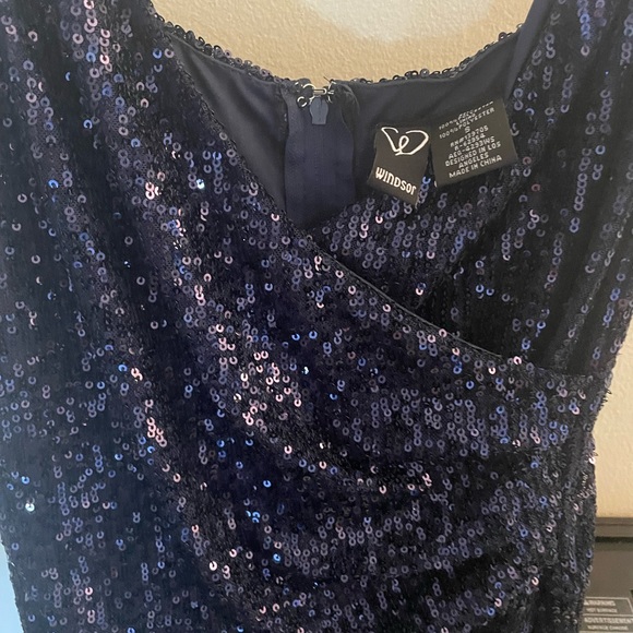 Beautiful Sapphire Blue Grad/Prom Dress from Windsor in California - Picture 2 of 4